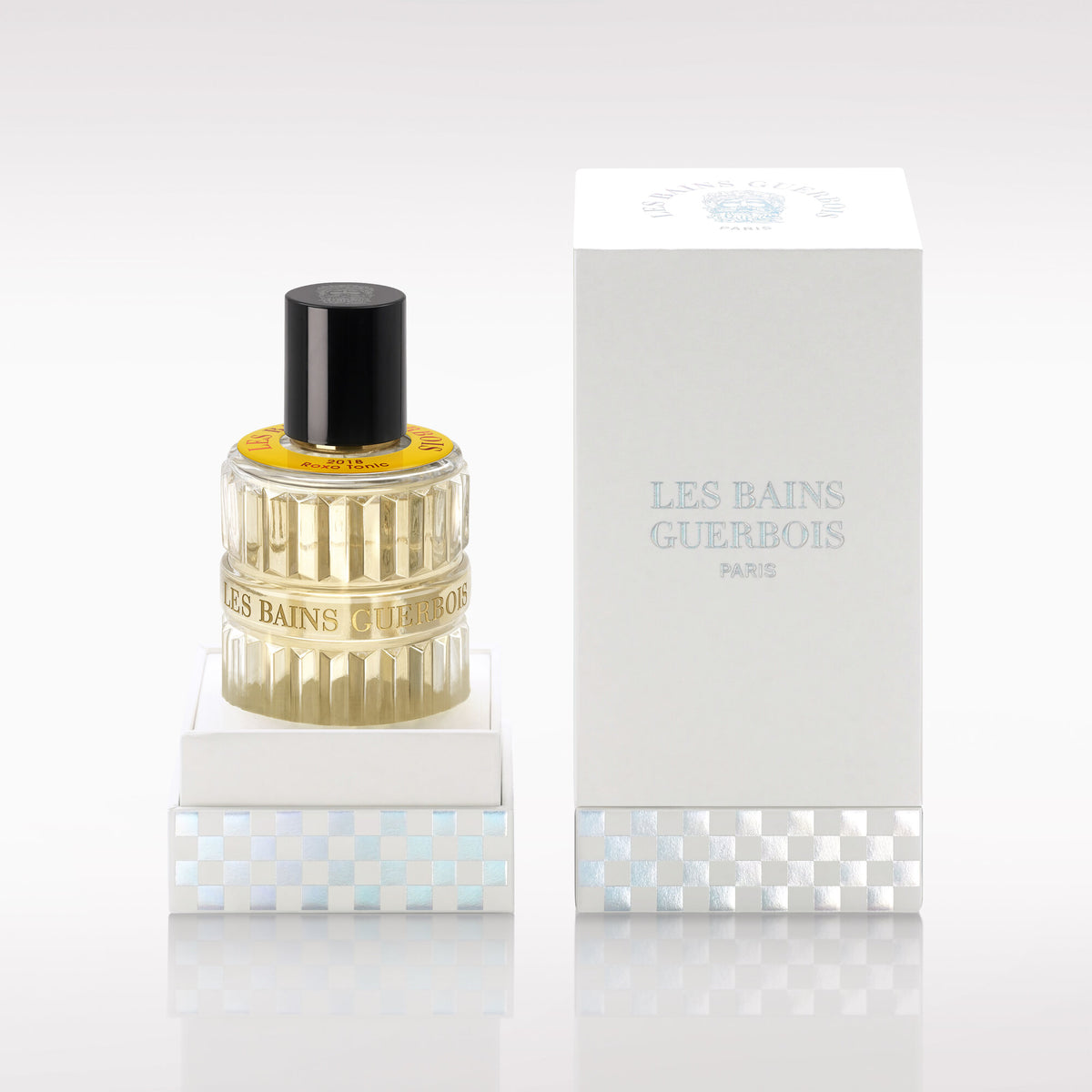 Les Bains Guerbois 2018 Roxo Tonic bottle and box