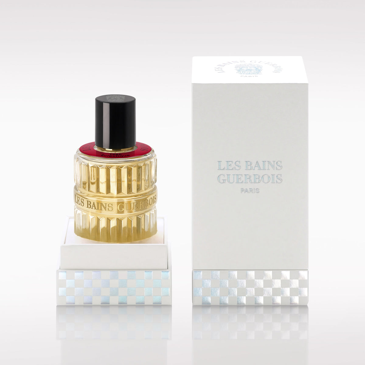 Les Bains Guerbois 1986 Éclectique bottle and box
