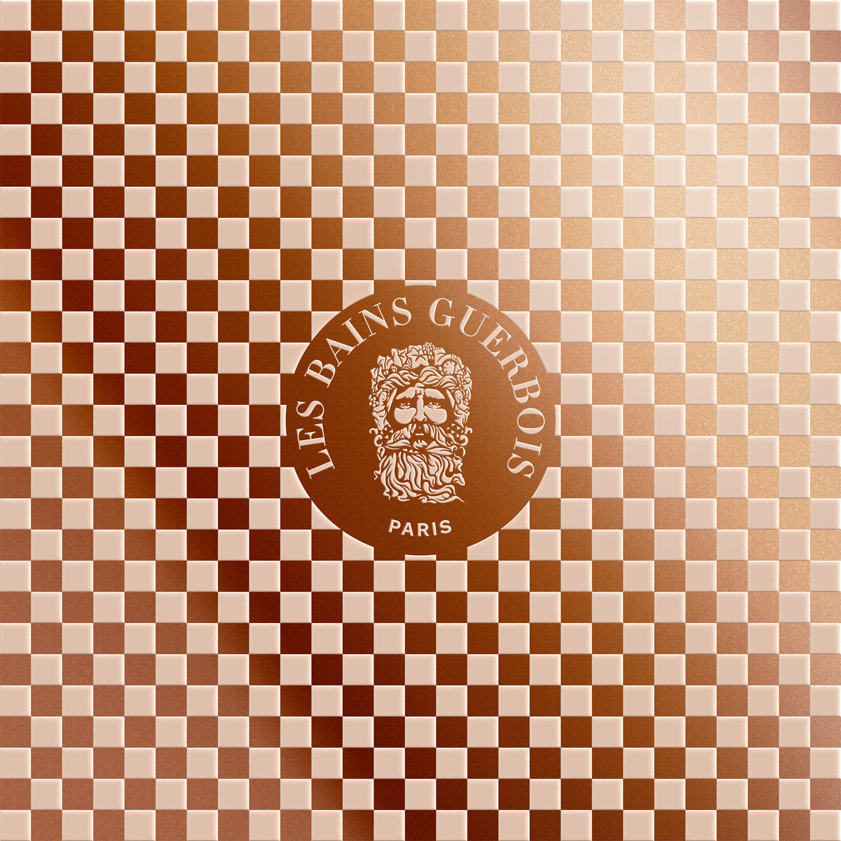 Les Bains Guerbois 1900 L'Heure de Proust checkerboard pattern
